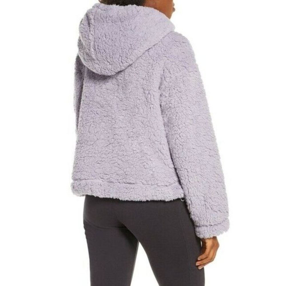 Zella Cassie Faux Shearling Sherpa Hoodie Cozy - Picture 6 of 6